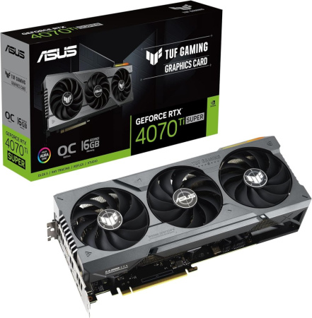 Видеокарта ASUS TUF Gaming GeForce RTX 4070 Ti SUPER 16GB(TUF-RTX4070TIS-O16G-GAMING)