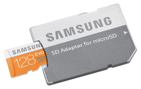 Карта памяти Samsung microSDXC EVO Plus up to 100MB/s 128Gb + SD adapter