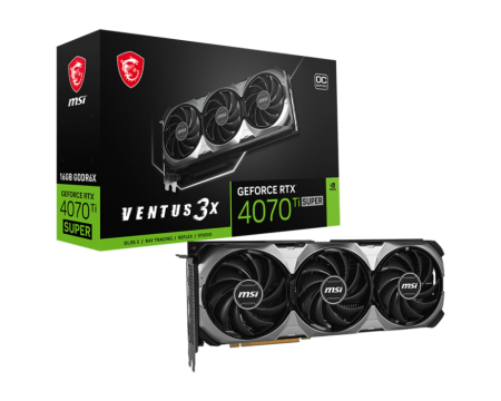 Видеокарта MSI GeForce RTX 4070 Ti SUPER VENTUS 3X OC