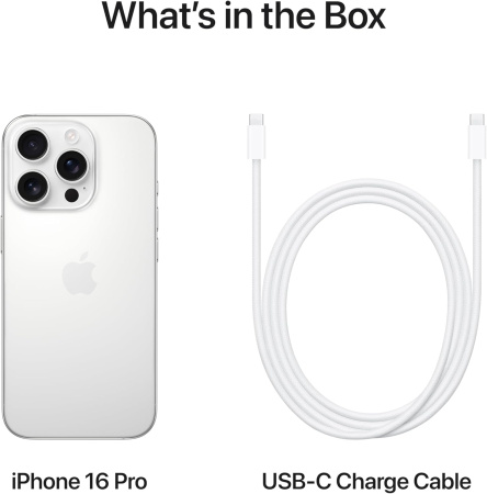 Смартфон Apple iPhone 16 Pro 1TB White Titanium