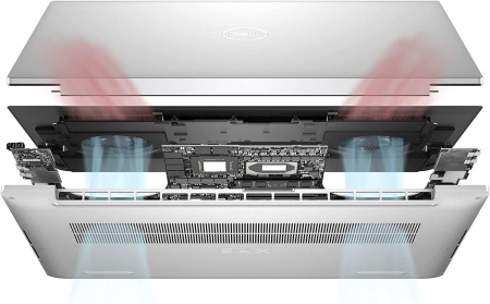 Ноутбук DELL XPS 17 9720 (Intel Core i7 12700H 4.7GHz/17"/3840x2400/16GB/512GB SSD/NVIDIA GeForce RTX 3050 4GB/Windows 11 Home)