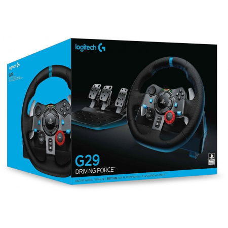 Руль Logitech G G29 Driving Force PS3, PS4, PS5, ПК (941-000112)