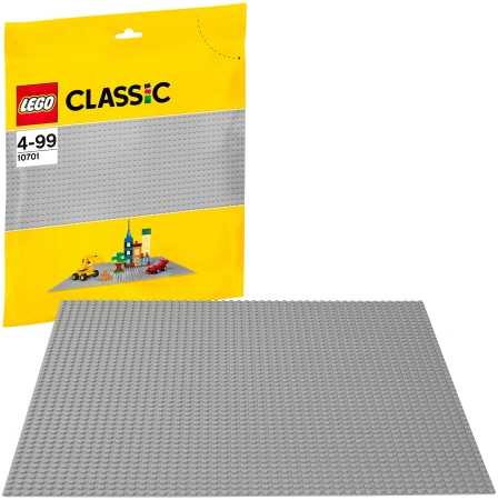 Дополнительные детали LEGO Classic 10701 Строительная пластина серого цвета