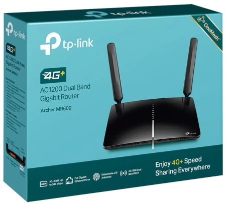 Wi-Fi роутер TP-LINK Archer MR600 802.11abgnac 867Mbps 2.4 ГГц 5 ГГц 4xLAN