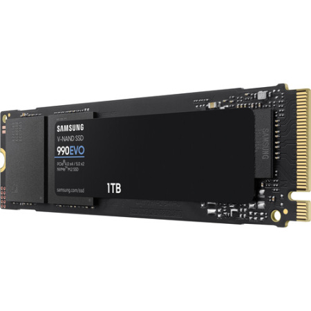 Твердотельный накопитель Samsung 990 EVO NVMe M.2 SSD 1TB, PCIe Gen 4x4 (MZ-V9E1T0B)