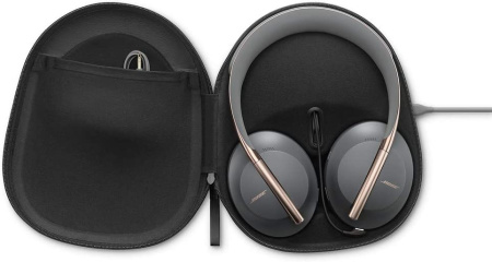 Беспроводные наушники Bose Noise Cancelling Headphones 700 Black-Gold+ Charging Case