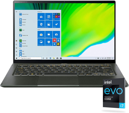 Ноутбук Acer Swift 5 SF514-55TA-74EC (Intel Core i7 1165G7 2800 MHz/14"/1920x1080/16GB/1TB SSD/Intel Iris Xe Graphics/Wi-Fi/Bluetooth/Windows 10 Home)